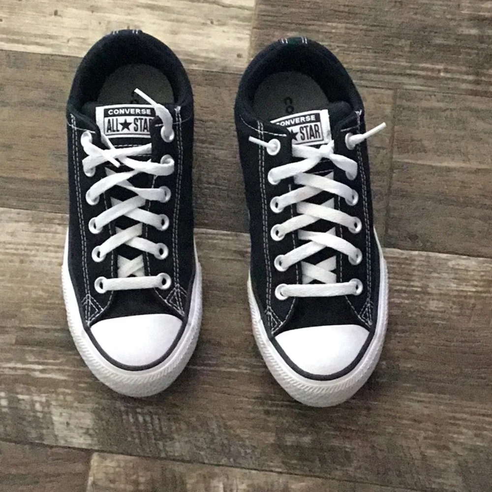 Converse Kids' Chuck Taylor All Star Low Top Sneakers - Black/White